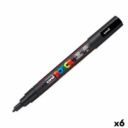 Pennarello POSCA PC-3M Nero (6 Unità)