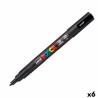 Pennarello POSCA PC-3M Nero (6 Unità)