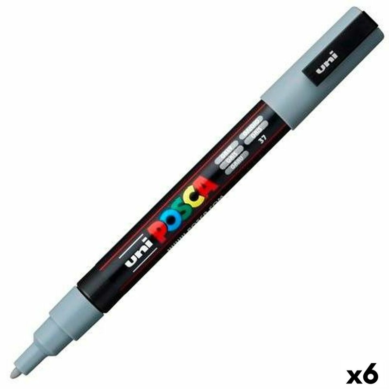 Pennarello POSCA PC-3M Grigio (6 Unità) Pennarello POSCA PC-3M Grigio (6 Unità)