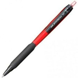 Penna a inchiostro liquido Uni-Ball Rosso 0,35 mm (12 Unità)