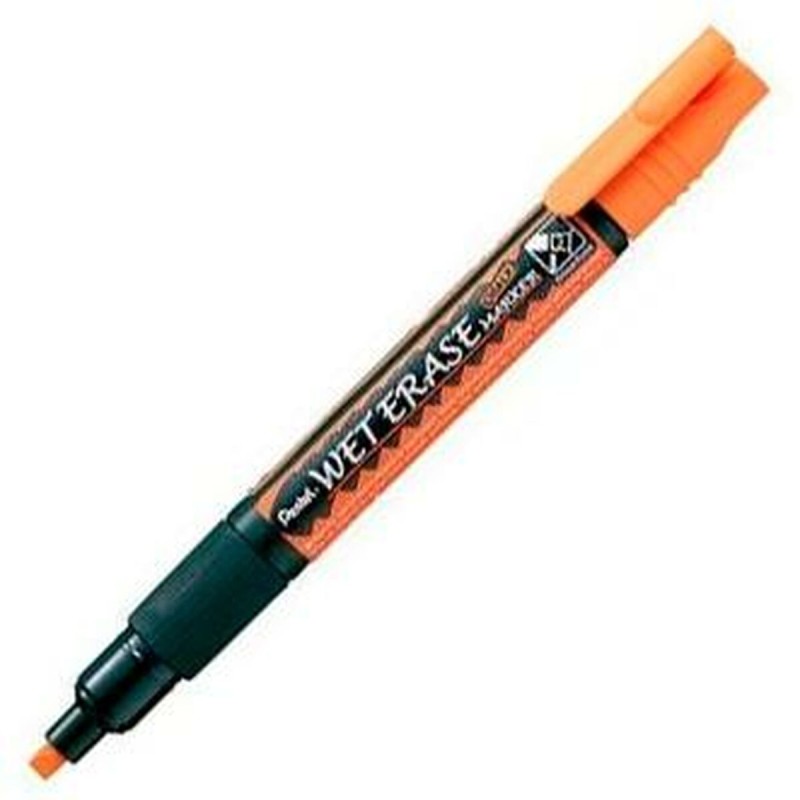 Pennarelli a gesso liquido Pentel Wet Erase Arancio (12 Pezzi) Pennarelli a gesso liquido Pentel Wet Erase Arancio (12 Pezzi)
