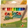 Set di Pennarelli Carioca Jumbo Eco Family 24 Pezzi Multicolore (24 Unità)