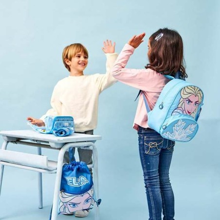 Zaino Scuola Frozen Azzurro