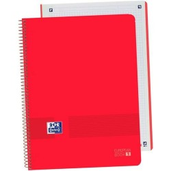 Quaderno Oxford Live&Go Rosso A4 A4+ 80 Pagine 5 Pezzi