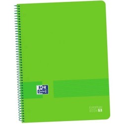 Quaderno Oxford Live&Go Verde A4 A4+ 80 Pagine 5 Pezzi