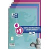 Quaderno Oxford Multicolore Din A4 80 Pagine 21,5 x 31,5 cm 5 Pezzi