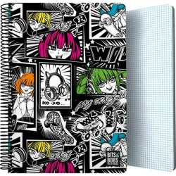 Quaderno con Anelli Grafoplas Bits&Bobs 24 Yuku Multicolore Din A4 80 Pagine 21,5 x 31,5 cm