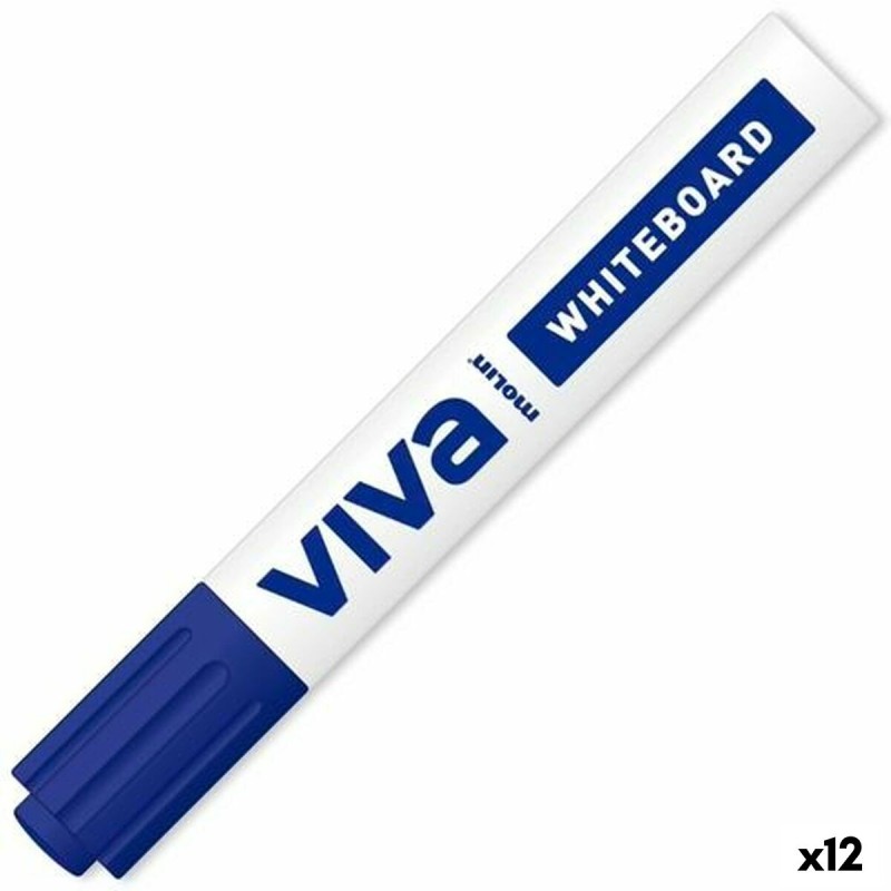Pennarello per Lavagna Molin Viva Azzurro (12 Unità) Pennarello per Lavagna Molin Viva Azzurro (12 Unità)