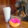 Giocattoli per cani Nylabone Rosa Bacon M