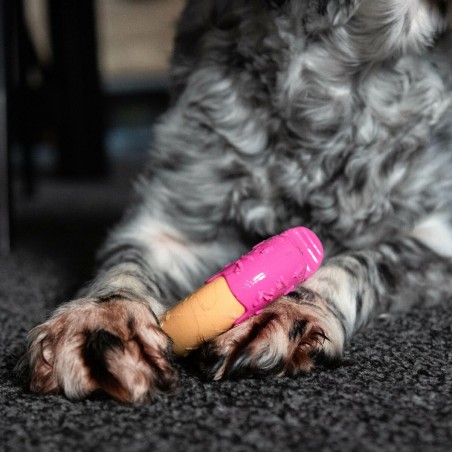 Giocattoli per cani Nylabone Rosa Bacon M