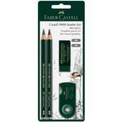 Set di Matite Faber-Castell Nero (5 Unità)