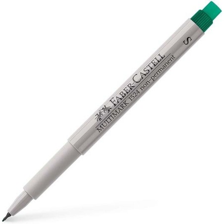 Pennarelli Faber-Castell Multimark 1524 Verde (10 Unità)
