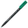 Marcatore permanente Staedtler Lumocolor 313-5 M Verde (10 Unità)