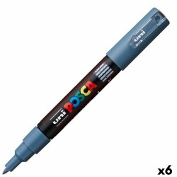 Pennarelli POSCA PC-1M Grigio scuro (6 Unità)
