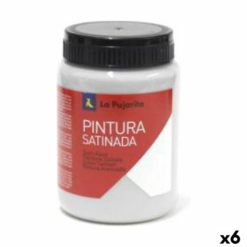 Pittura a tempera La Pajarita L-40 6 Pezzi Grigio Raso