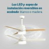 Ventilatore da Soffitto Grunkel Bianco