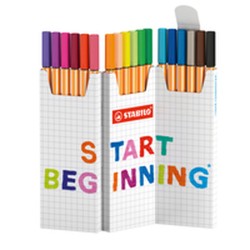 Pennarelli Stabilo Multicolore 18 Pezzi