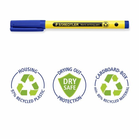 Pennarelli Staedtler Giallo Multicolore (10 Unità)