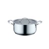 Casseruola con coperchio Haeger PA-18H.001A Beige Grigio Ø 18 cm
