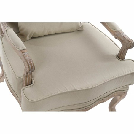 Poltrona DKD Home Decor Marrone Beige Legno Tela 70 x 62 x 95 cm