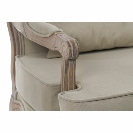 Poltrona DKD Home Decor Marrone Beige Legno Tela 70 x 62 x 95 cm