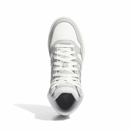 Scarpe Casual da Donna Adidas Hoops 3.0 Mid Bianco