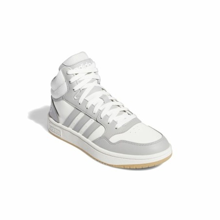 Scarpe Casual da Donna Adidas Hoops 3.0 Mid Bianco