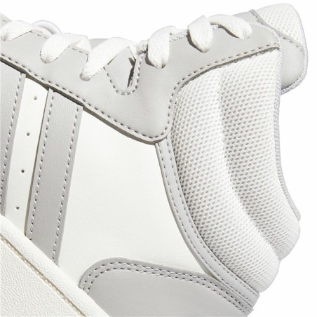 Scarpe Casual da Donna Adidas Hoops 3.0 Mid Bianco