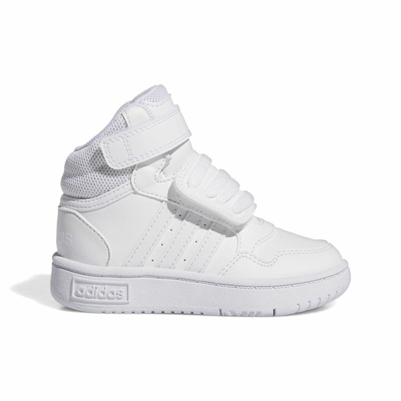 Scarpe Sportive per Bambini Adidas Hoops Mid 3.0 Bianco
