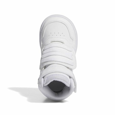 Scarpe Sportive per Bambini Adidas Hoops Mid 3.0 Bianco