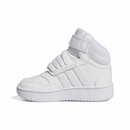 Scarpe Sportive per Bambini Adidas Hoops Mid 3.0 Bianco