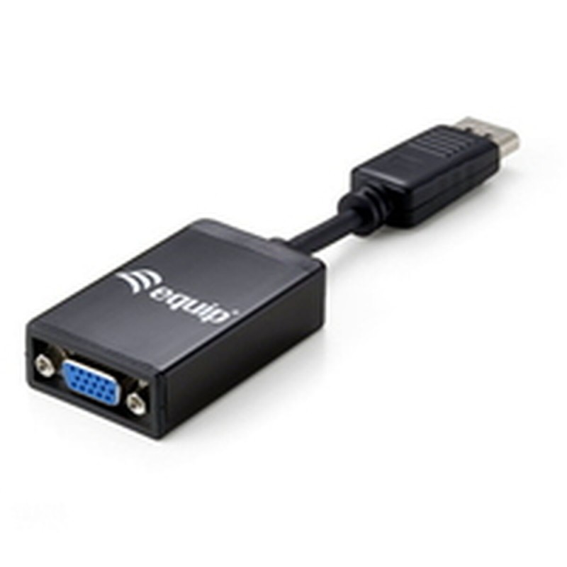 Adattatore DisplayPort con VGA Equip 133435 Nero 15 cm Adattatore DisplayPort con VGA Equip 133435 Nero 15 cm