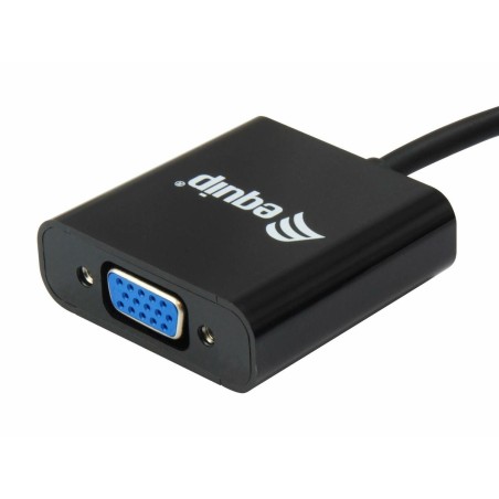 Adattatore DisplayPort con VGA Equip 133435 Nero 15 cm