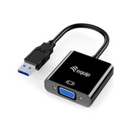 Adattatore USB con VGA Equip 133384 Nero