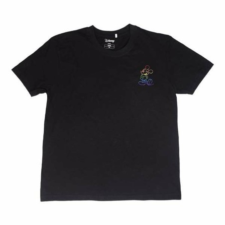 Maglia a Maniche Corte Uomo Disney Nero