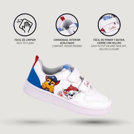 Scarpe Sportive per Bambini The Paw Patrol Bianco