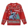 Maglia Unisex Stitch Rosso 10 Anni
