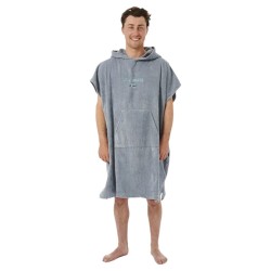 Poncho-Asciugamano con Cappuccio Rip Curl Logo Azzurro