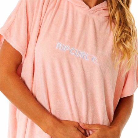 Poncho-Asciugamano con Cappuccio Rip Curl Classic Surf Salmone