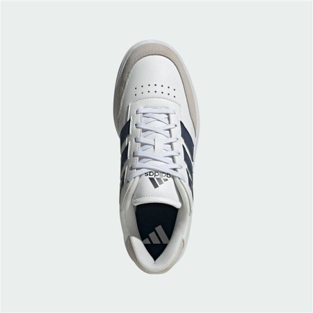 Scarpe da Tennis Casual Uomo Adidas Courtblock Bianco