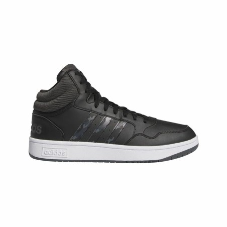 Scarpe da Tennis Casual Uomo Adidas Hoops 3.0 Mid Nero