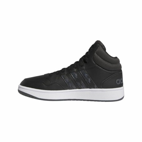 Scarpe da Tennis Casual Uomo Adidas Hoops 3.0 Mid Nero