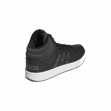 Scarpe da Tennis Casual Uomo Adidas Hoops 3.0 Mid Nero