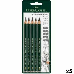 Set di Matite Faber-Castell Esagonale 2B 4B 6B 8B (5 Unità)