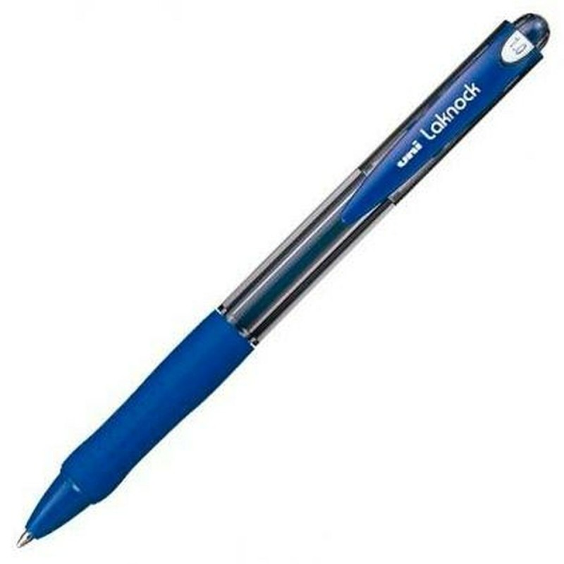 Penna a inchiostro liquido Uni-Ball Rollerball Laknock SN-100 Azzurro 0,4 mm (12 Pezzi) Penna a inchiostro liquido Uni-Ball Rollerball Laknock SN-100 Azzurro 0,4 mm (12 Pezzi)