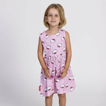 Vestito Hello Kitty Rosa Bambina