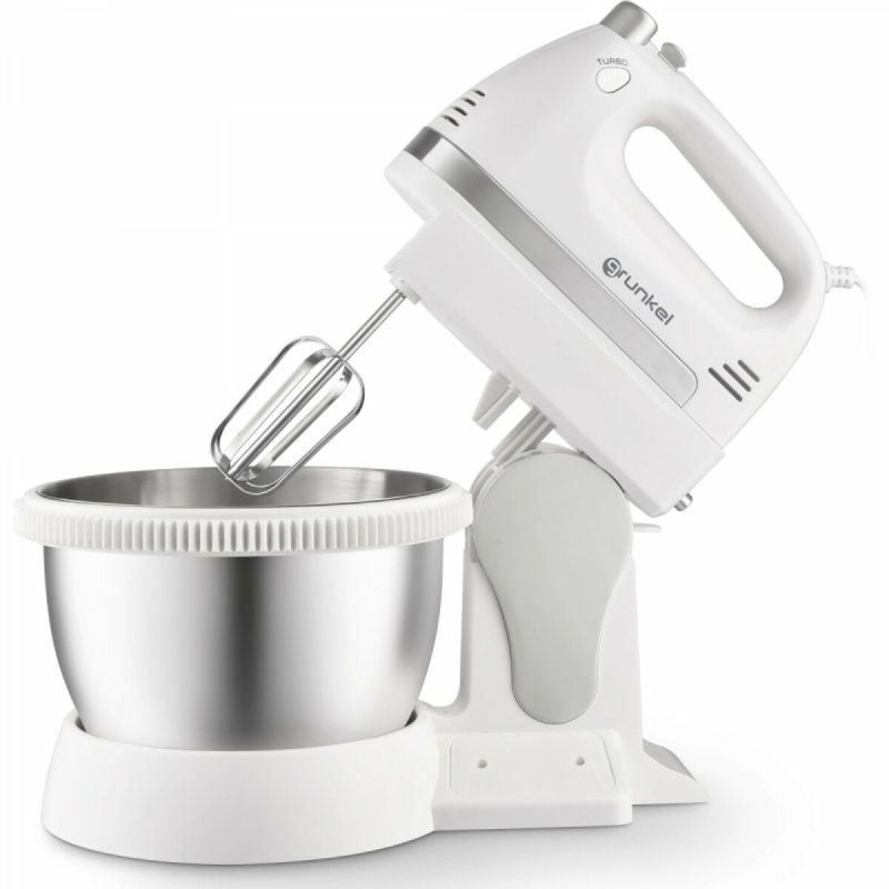 Sbattitore-Impastatrice Grunkel AM-350TURB05BOWL 350 W Bianco 1 L 2 L Sbattitore-Impastatrice Grunkel AM-350TURB05BOWL 350 W Bianco 1 L 2 L