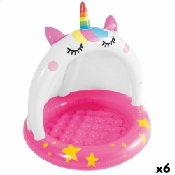 Piscina Gonfiabile per Bambini Intex Gatto Unicorno 45 L 101 x 102 x 102 cm (6 Unità)