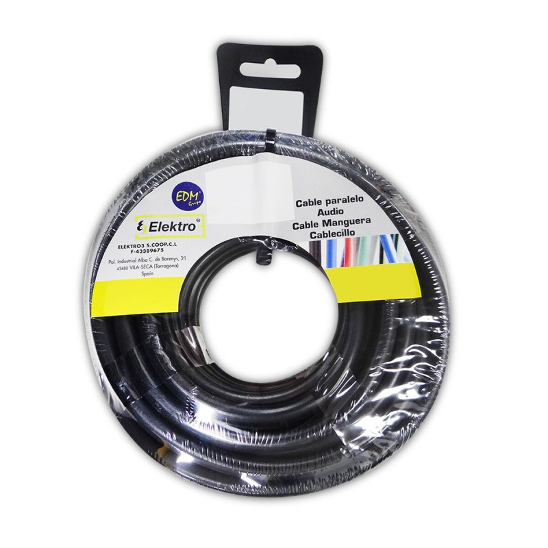 Cavo audio EDM 28380 28380 Nero 10 m 5 x 2,5 mm Cavo audio EDM 28380 28380 Nero 10 m 5 x 2,5 mm