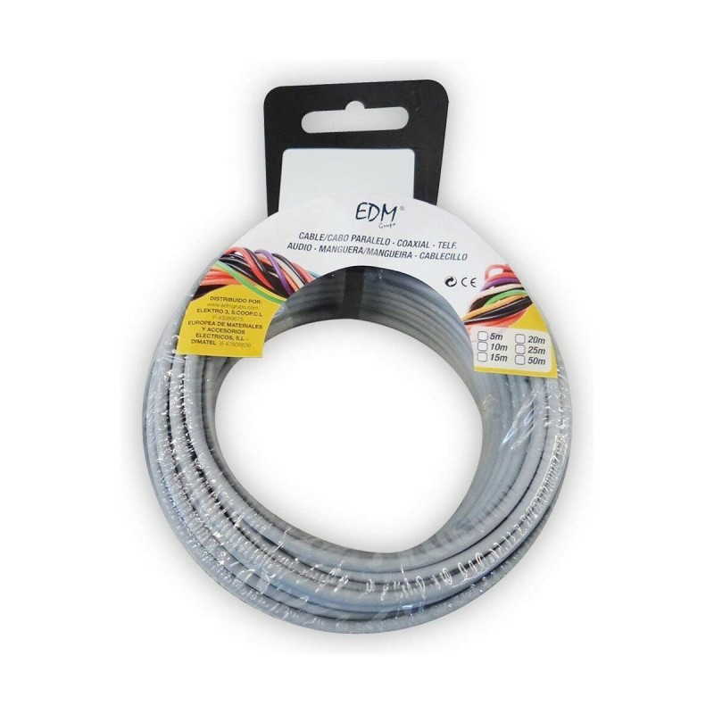 Cavo EDM 28404 Grigio 1,5 mm 5 m Cavo EDM 28404 Grigio 1,5 mm 5 m